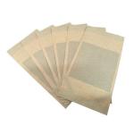 Food Grade Plain Kraft Paper Popcorn Bag 100Mic Greaseproof Sandwich Bags