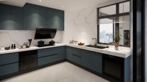 Wholesale Fadior Modern Stainless Steel Kitchen Cabinets With Integrated High Cabinets And Appliances from china suppliers