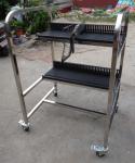 Fuji NXT Cart Double Layers Stainless Steel feeder storage cart