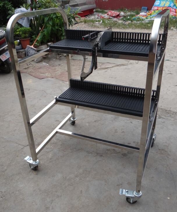 Fuji NXT Cart Double Layers Stainless Steel feeder storage cart
