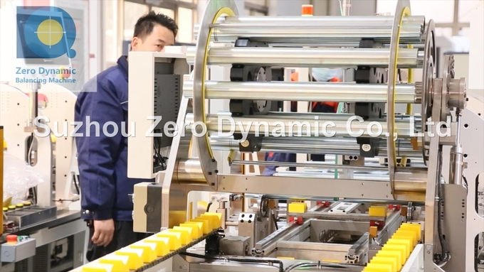 Customized Treadmill Running Machine Roller Balancing Machine With Transmission Line Welding Correction