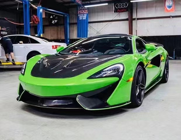 For McLaren 540c 570s 570gt Carbon Fiber Body Kit 540c 570s 570gt Upgraded NOVI Style Front Lip Diffuser Spoiler