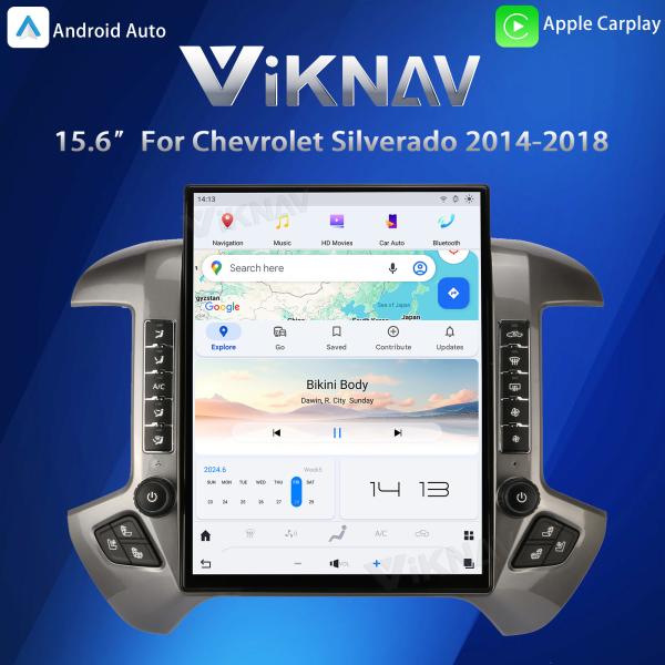 Viknav 15.6 inch Large Screen Car Radio For Chevrolet Silverado / GMC SIERRA