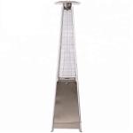 Outdoor 2270mmH stainless steel silver portable gas patio heater