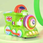 Happy kids british train coin operated kiddie rides for shopping mall