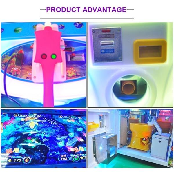Video Game Lottery Redemption Kids Arcade Machine / Fish Gambling Machine