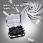 Semi Waterproof EVA Storage Case Holds 41 Batteries 0.125Kg