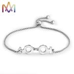 Hypoallergenic Adjustable SS304 Infinity Symbol Bracelet