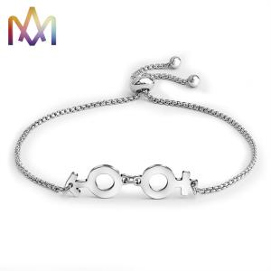 Wholesale Hypoallergenic Adjustable SS304 Infinity Symbol Bracelet from china suppliers