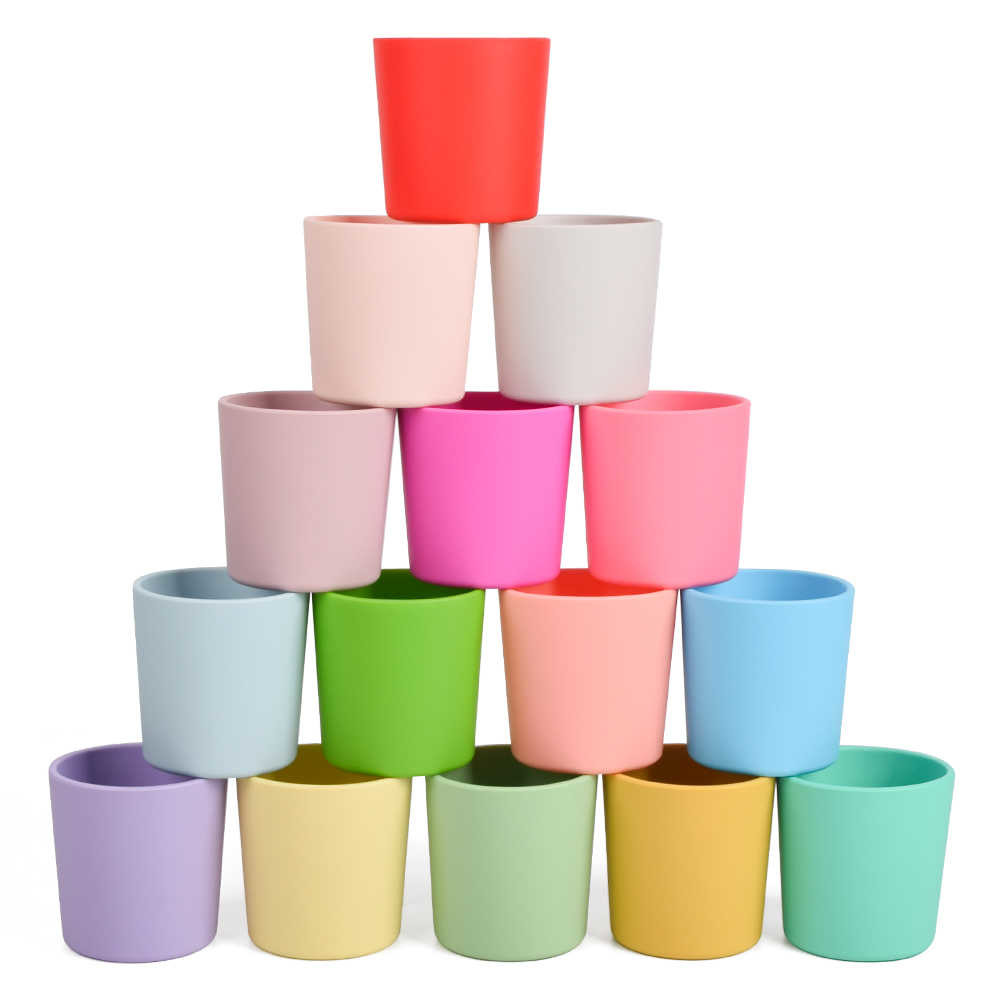 Purple Infant Training Cup Kids Silicone Cup For 0-12 Months Babies