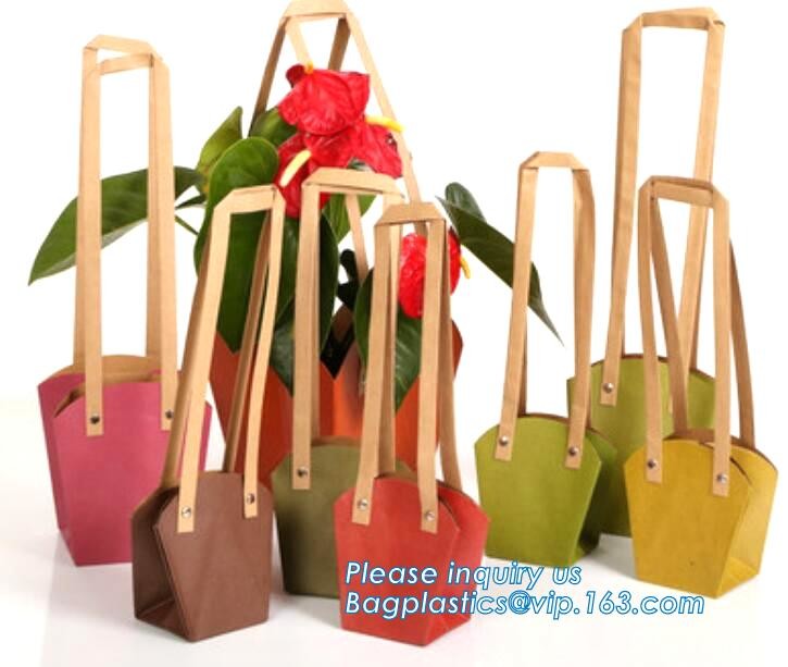 Wholesale Durable Colorful Custom Printed Cake Packaging Gift Paper Bag With Flower, Tote Carrier Gift Bags bagease pac