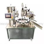 220V Cosmetic Tube Filling And Sealing Machine Pneumatic Driven
