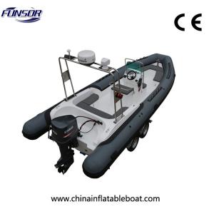 Wholesale FHH R760 Water Rafting Air Folding Rigid Hulled Inflatable Boat For Entertainment from china suppliers