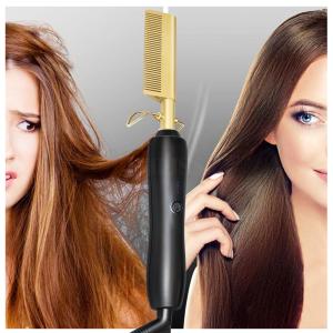 Wholesale 220V Length 8.66 Inch Electric Straightening Comb / Heated Comb Straightener from china suppliers
