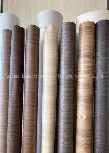 Wholesale Wood Grain PVC Decorative Film For Wrapping Profile Thickness 180 Micron from china suppliers