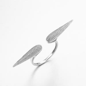 Wholesale Flying Wings 925 Sterling Silver CZ Rings Affordable Wedding Rings from china suppliers