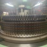 High Speed Double Jersey Circular Textile Machine 5.5KW Flat Knitting Style