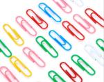 25mm Of 100pcs/Box Vinyl Coated Color Paper Clips For Office Supplies