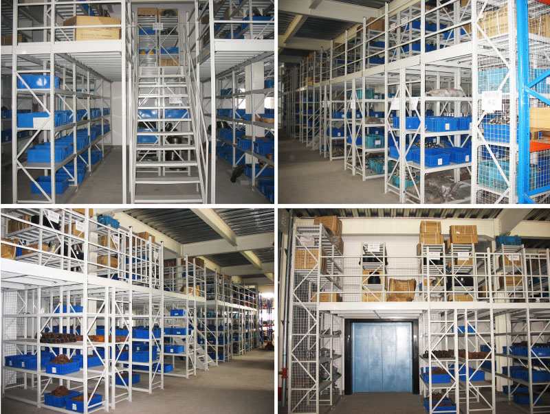 Mezzanine Rack for automobile 4s stores Warehouse Storage Rack