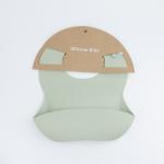 Customized Logo Silicone Baby Bib , Waterproof Feeding Bibs For Girls Boys