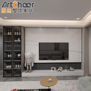 Wholesale Customized Size Modern Design 85 Inch Wood Tv Stand Wall Unit for Living Room Furniture from china suppliers