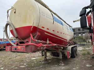 Wholesale 2 Axle Bulk Cement Tanker Trailer Used 28M3 Dry Used Trailers from china suppliers