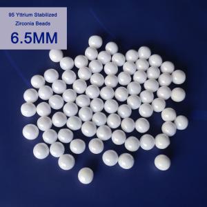 Wholesale 95 YTZP Yttrium Stabilized Zirconia Grinding Balls Size 6.5mm from china suppliers