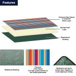 Beach Blanket Sand Proof Outdoor Picnic Blanket Water Resistant Large Mat for