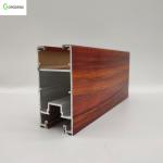 Extrusion Aluminium Profile Doors And Windows Wood Grain