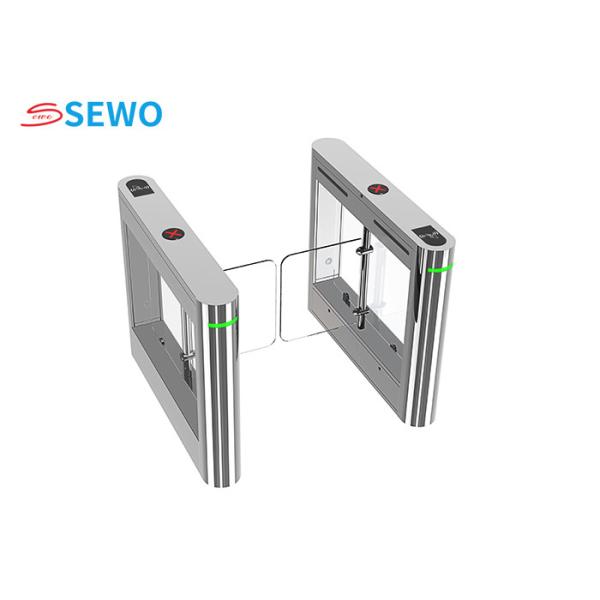 Stainless Steel Swing Barrier Turnstile 20-60people/minute Pedestrian Security