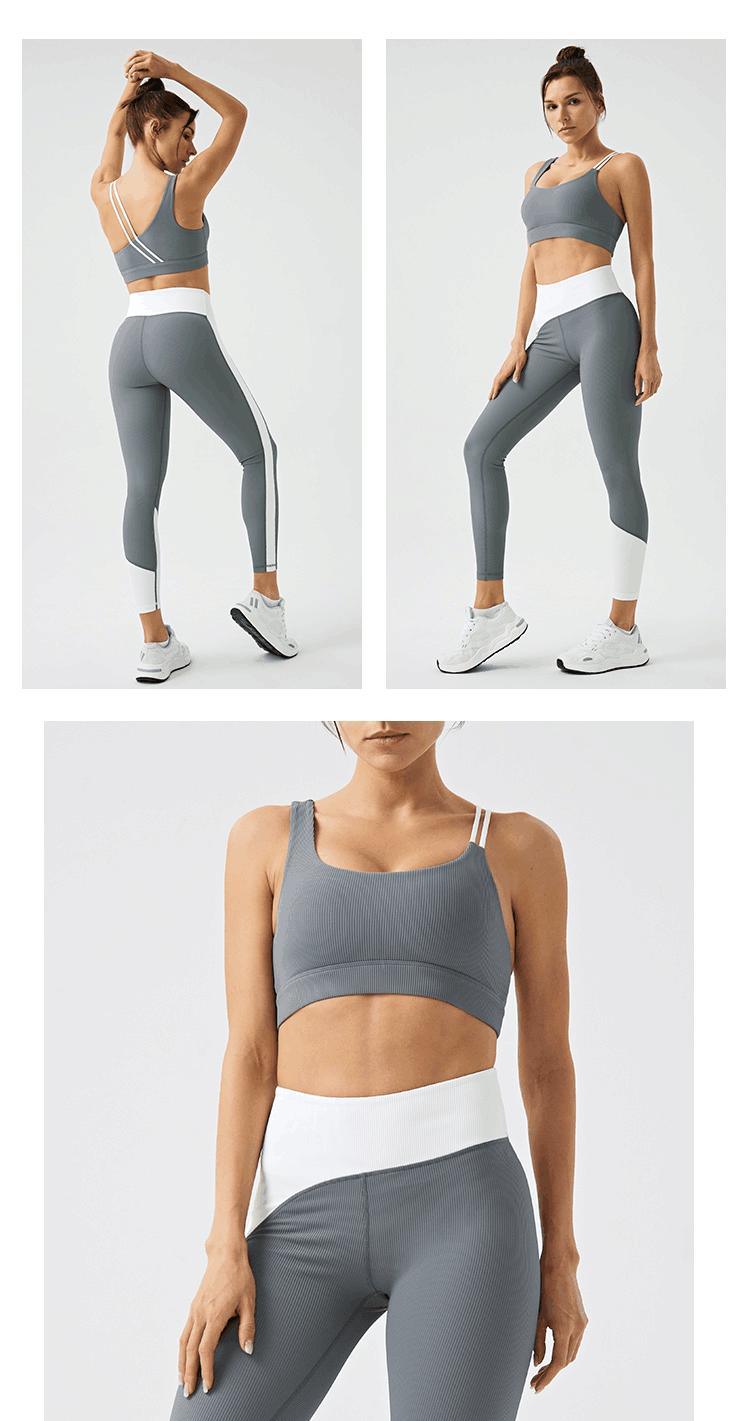 Women Yoga Suit 2 Piece Workout High Quality Gym Wear for Women Yoga Set Running Fitness