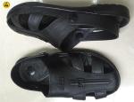 EPA ESD Safety Shoes SPU Sandal Toe Protected 6 Holes Black Blue White Size 36#