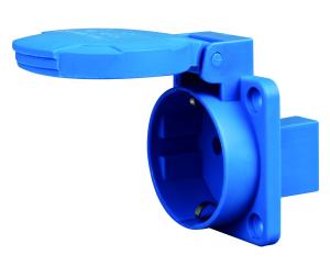 Wholesale 230V Blue 2 Pin Waterproof Plugs And Sockets 16Amp PA Nylon Material from china suppliers