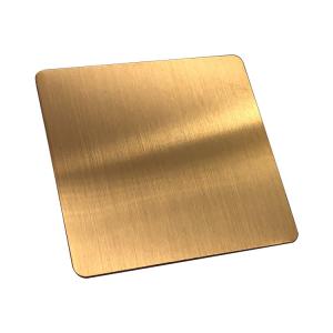 Wholesale Inox Hairline Finish 316 Brushed Stainless Steel Sheet 0.5mm 1mm 2mm 3mm from china suppliers