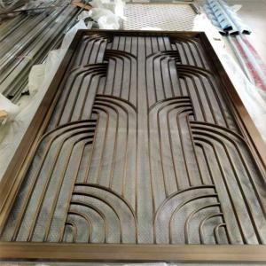 Wholesale Mirror Copper Stainless Steel Perforated Panels For Office/Room/Interior Decoration from china suppliers