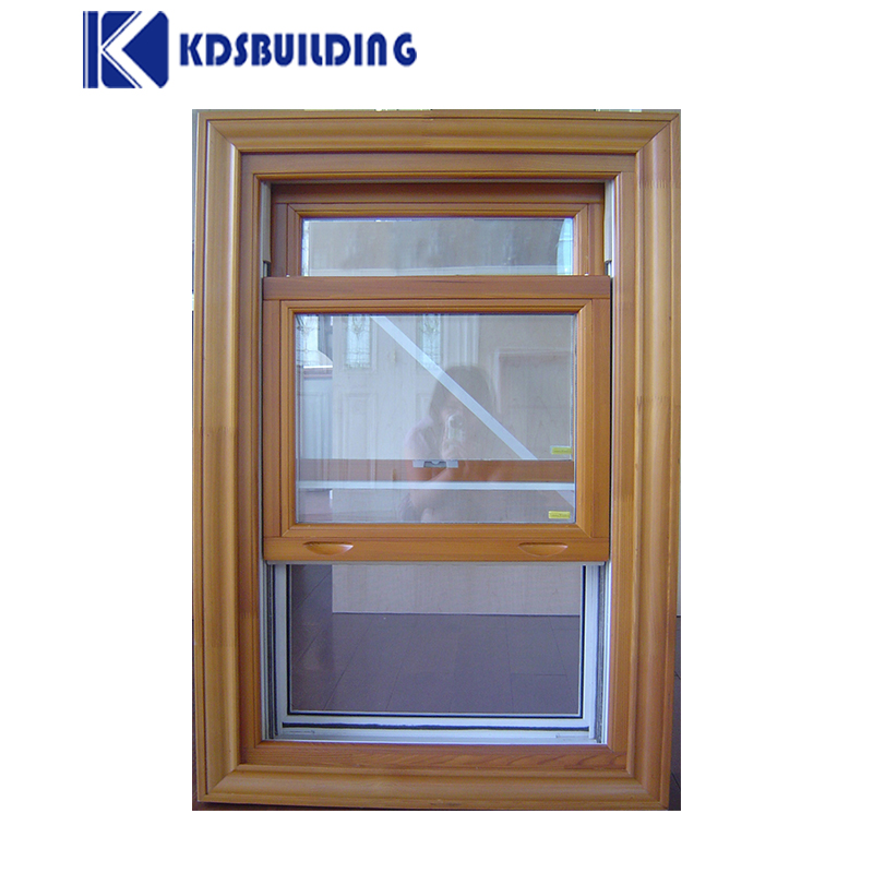 KDSBuilding Best America Style Waterproof Soundproof Wooden Sash Wood Double Hung Windows