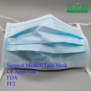 Wholesale 17.5 * 9.5 Cm Belt Surgical Medical Mask Full Length Pvc Concealed Nose Piece from china suppliers
