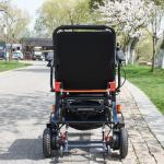 Handicapped Foldable Electric Wheelchair Lightweight Aluminum