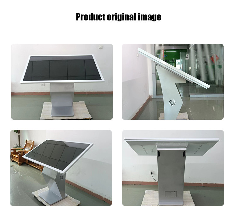 55 Inch K Base Standing Interactive All in One Information Kiosk