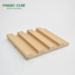 W 147mm Wall Decor Panel Solid Wooden Grating for Indoor Walls