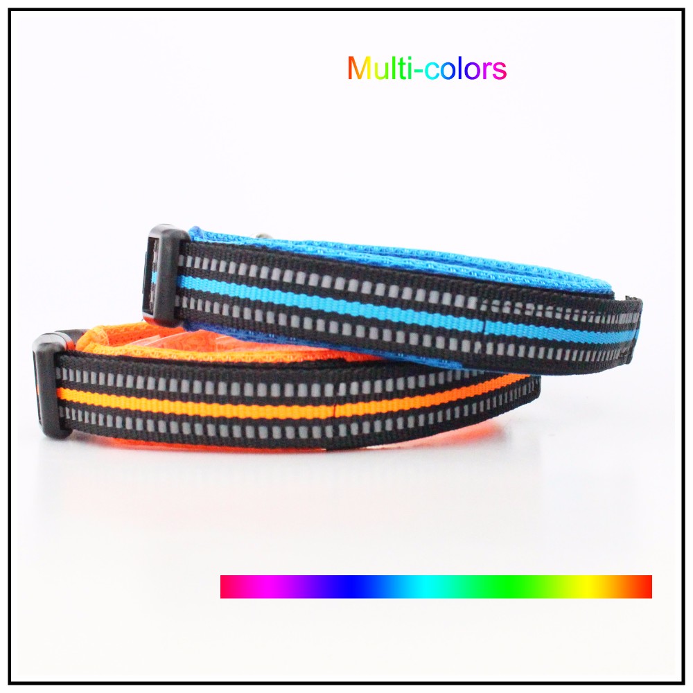 Fashionable Design Nylon Dog Collars / Beautiful Multi Color Dog Belt