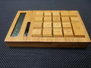 China cheap bamboo calculator for sale on sale
