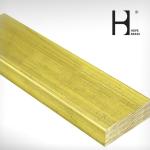 1m Long Copper Flat Bars , Anti Aging Brass Extrusion Profiles
