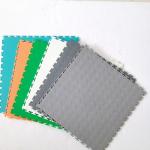 Colorful 6.5mm Garage Tiles PVC Interlocking Floor Tiles For Garage