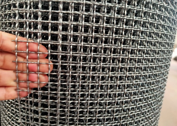 Intermediate Crimped Wire Mesh SS316L SS310 Width Customized