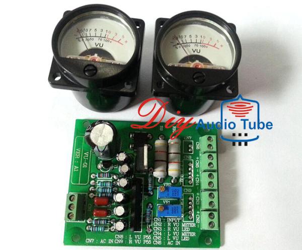 SO-39 500VU Analog VU Meter , Vintage Amp Parts Stereo Driver PCB Board For HIFI