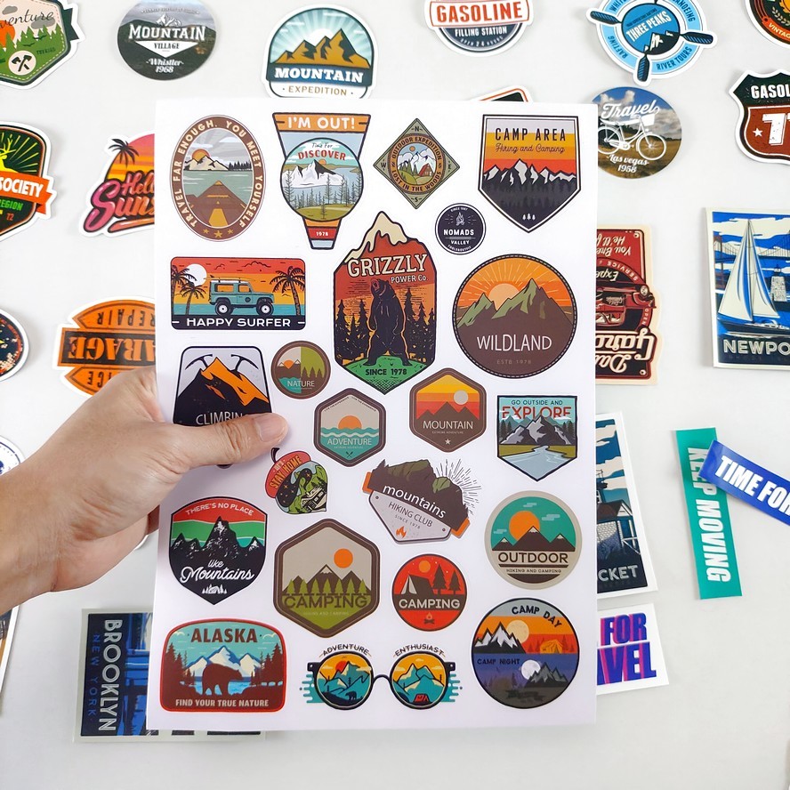 Personalized Customized Embossed Die Cut Stickers Custom Printing
