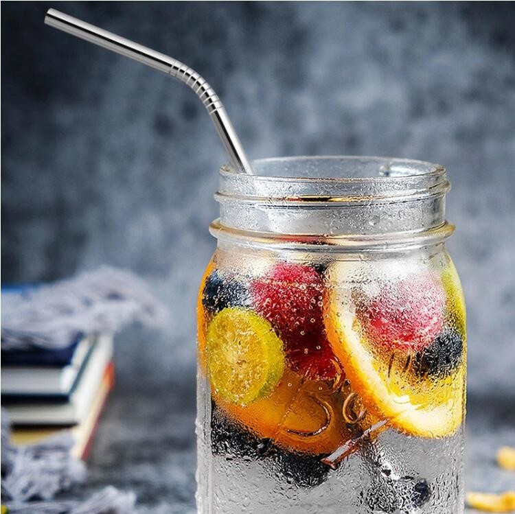 Eco Friendly Collapsible Silicone Drinking Cups With Straw Reusable Biodegradable Straw,Anti-Cutting Mouth Flexible Sili