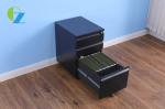 Anti Tilt Designs Fashional Mobile Pedestal Cabinet 3 Drawer Gooseneck Metal