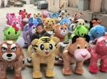 Promotion! Amusement entertainment rides animal control vehicle battery walking